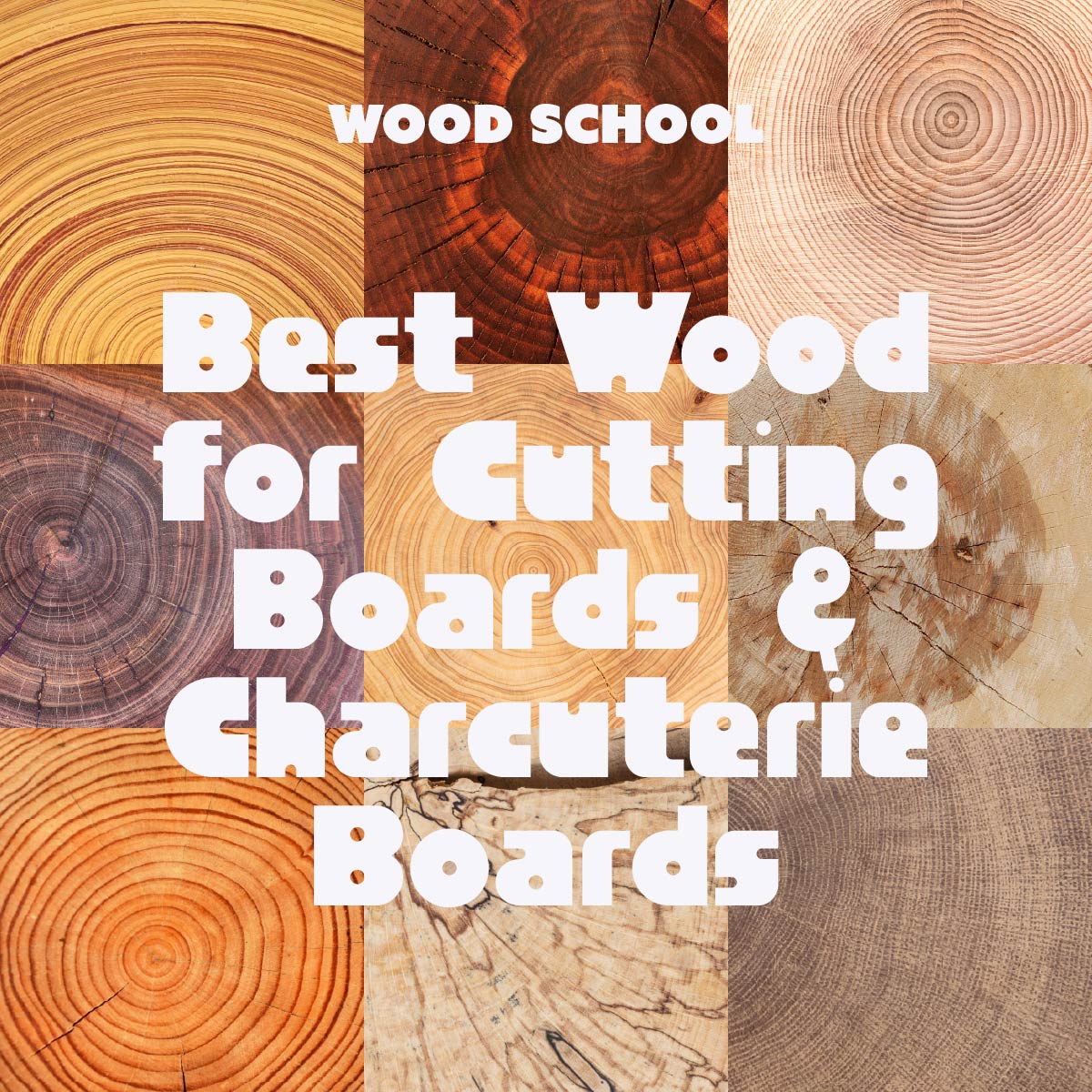 Best Wood for Cutting Boards & Charcuterie Boards