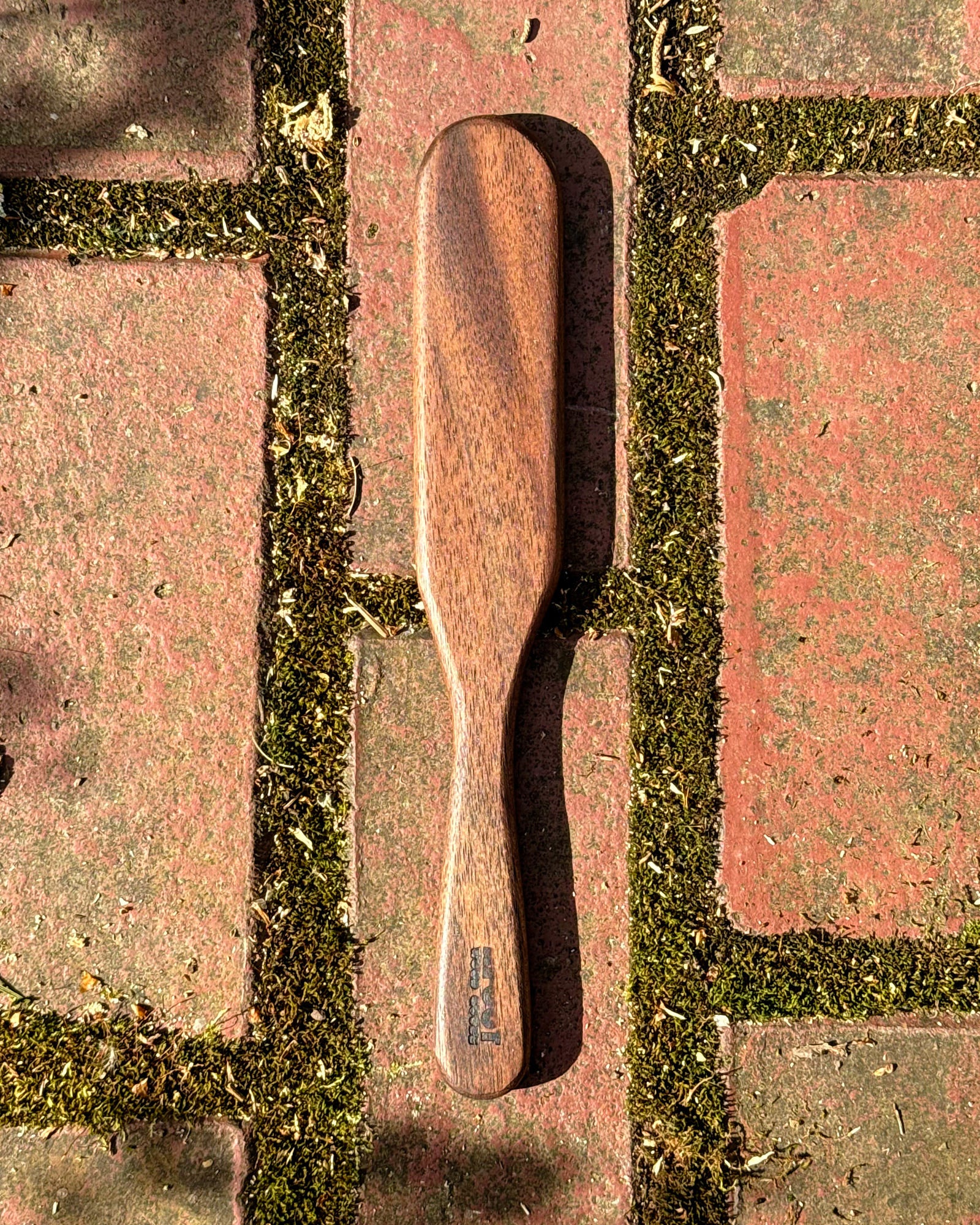 Wood Spurtle - Walnut | Scottish Kitchen Tool