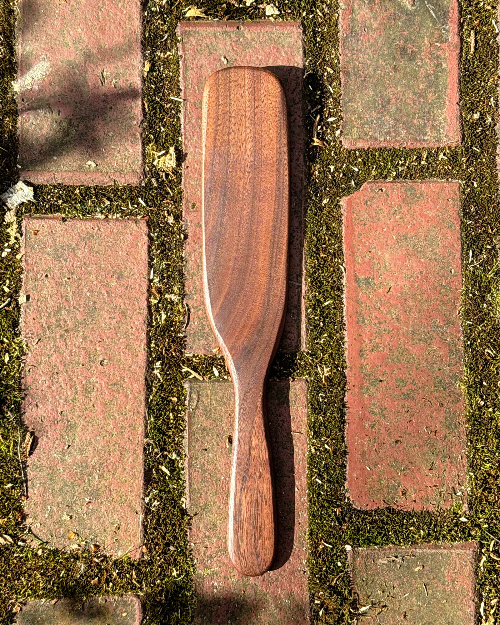 Wood Spurtle - Walnut | Scottish Kitchen Tool