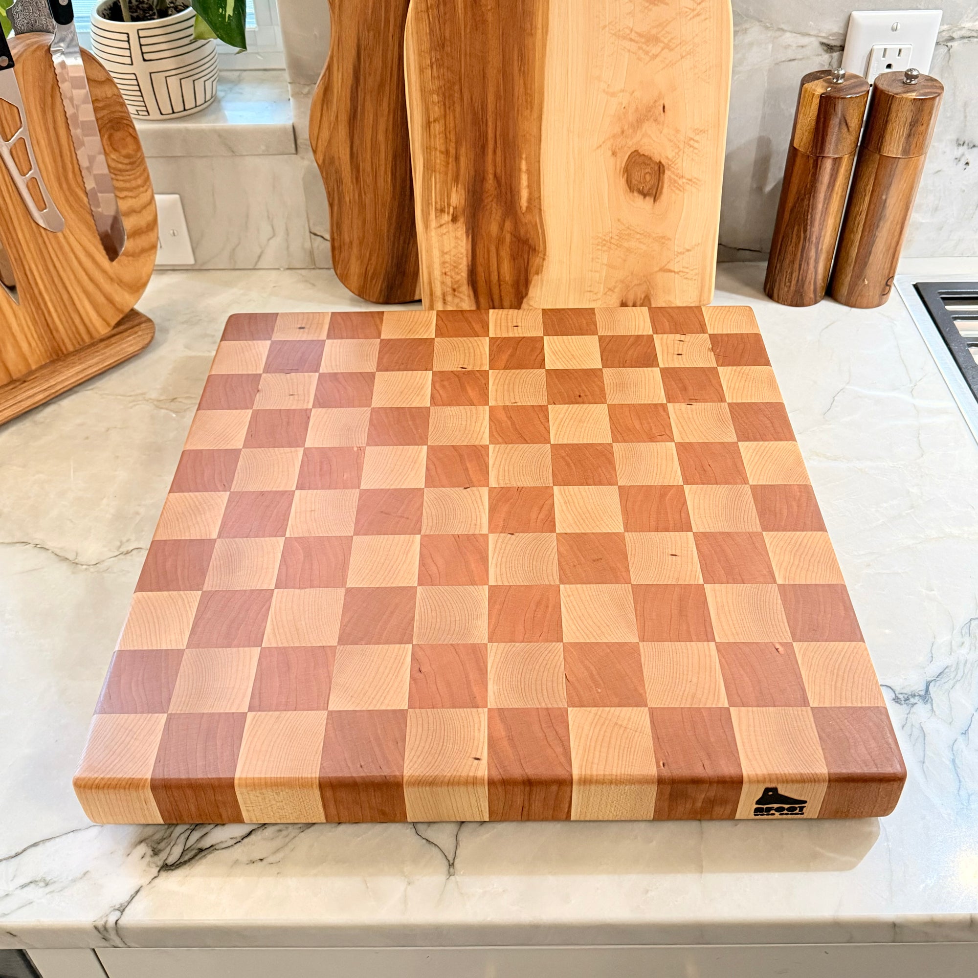 Cutting Board - Checkerboard - End Grain