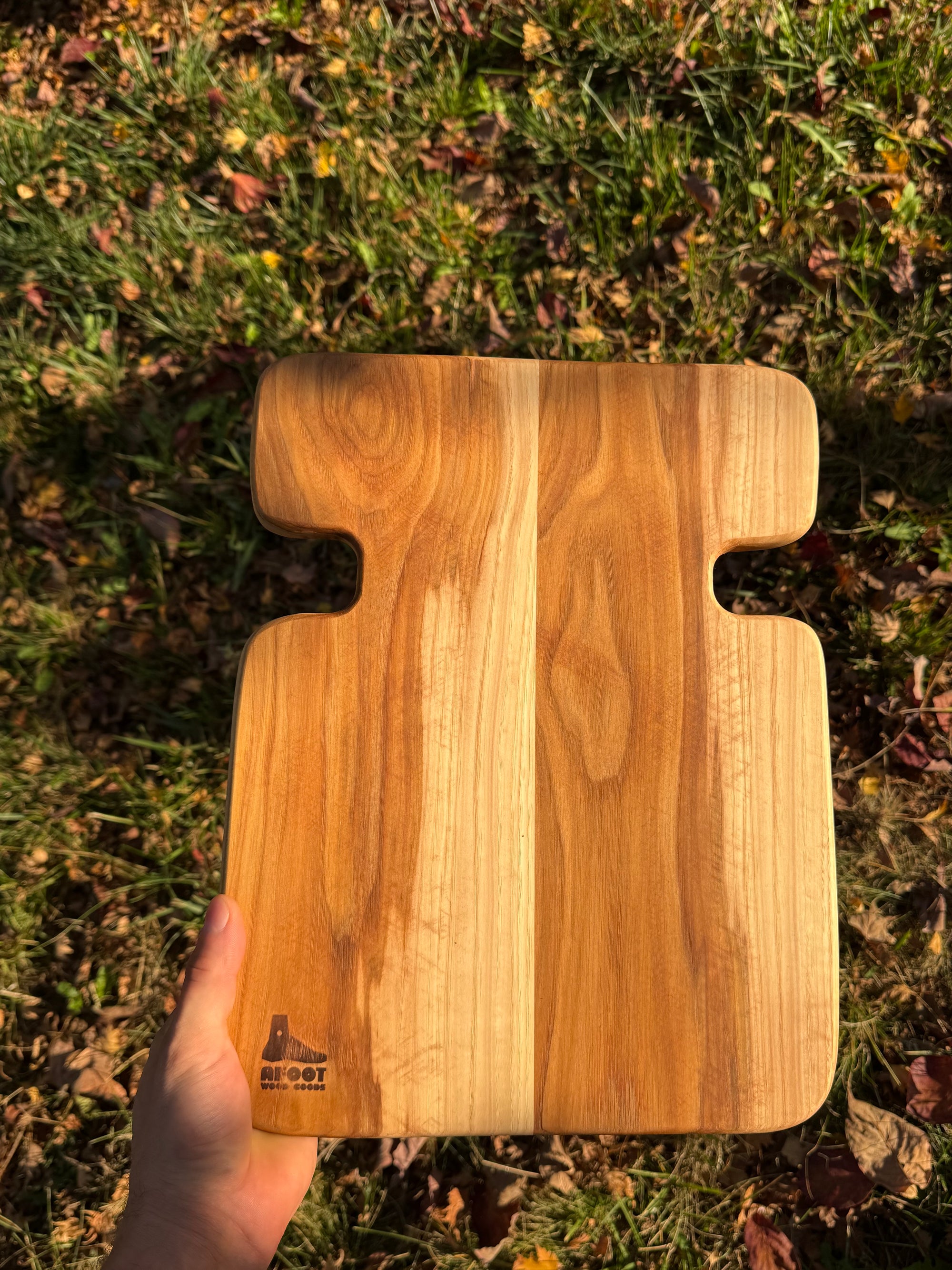 Handmade_Wood_Serving_Board_Honey_Pot
