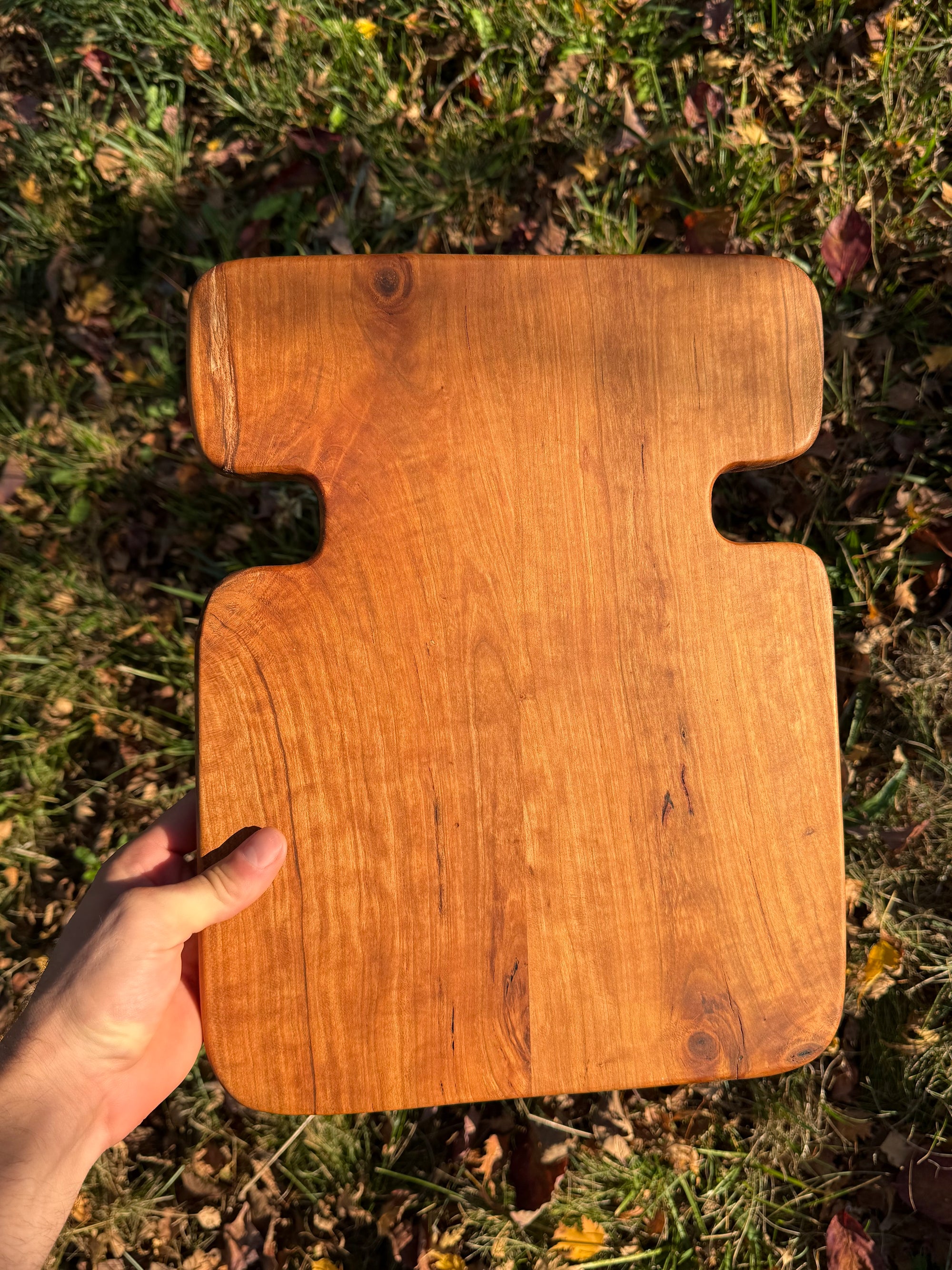 Handmade_Wood_Serving_Board_Honey_Pot