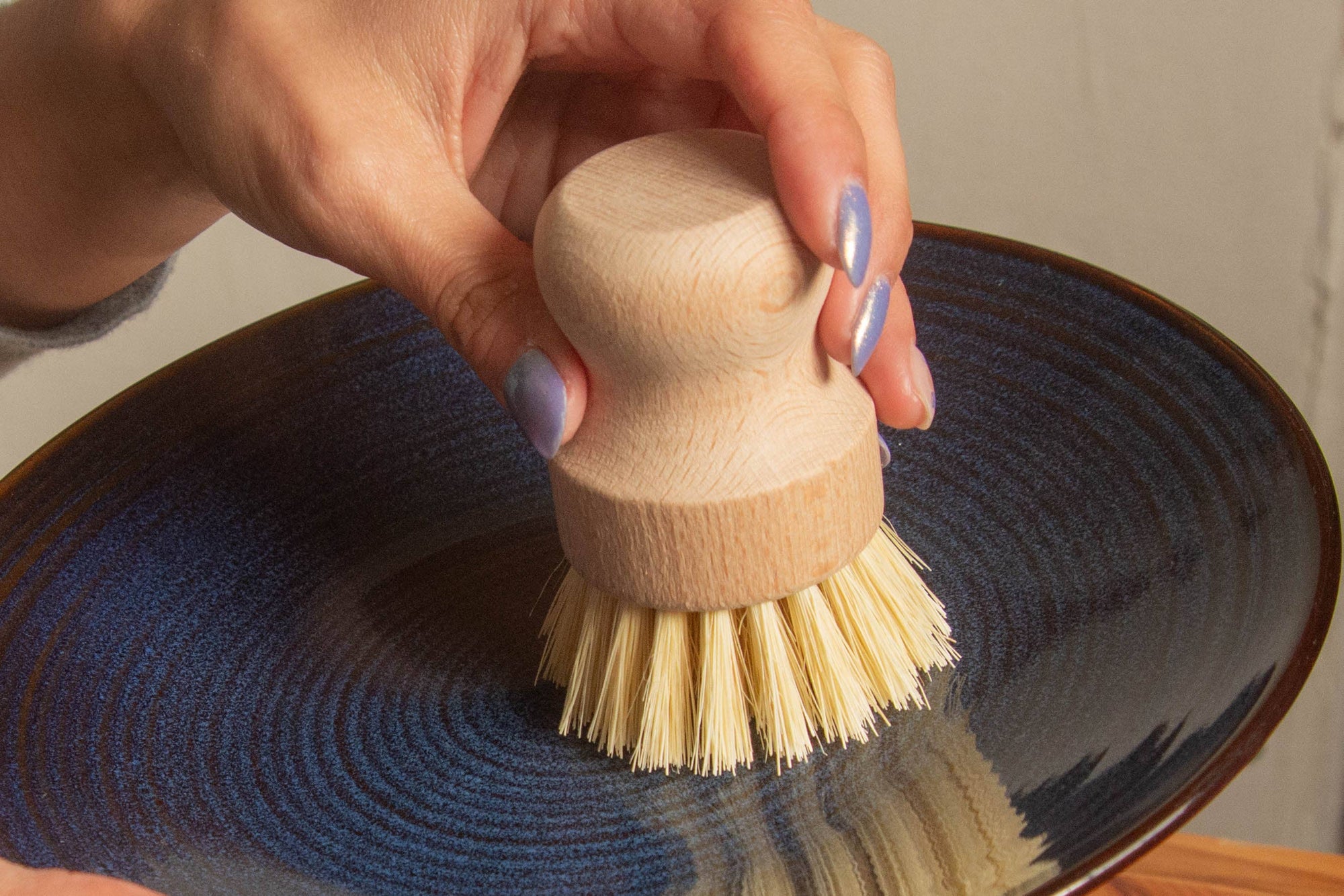 Dish Brush White Teakwood - CASA AGAVE®